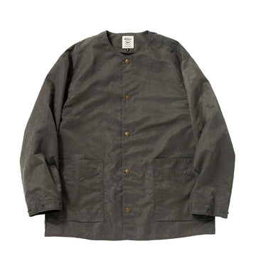 Jackman Pigment Collarless Jacket Olive - Parasol Store
