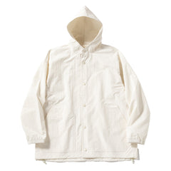 Jackman Rip Bench Parka Off White - Parasol Store