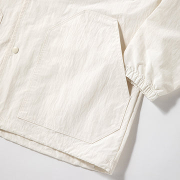 Jackman Rip Bench Parka Off White - Parasol Store