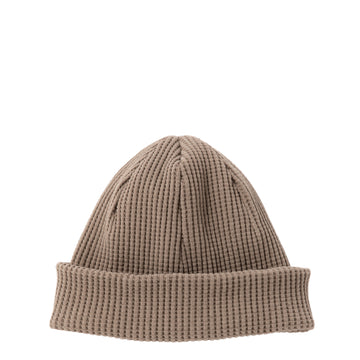 Jackman Waffle Knit Cap Sepia