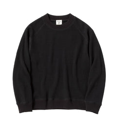 Jackman Waffle Mid-Neck Black - Parasol Store