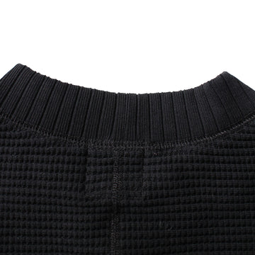 Jackman Waffle Mid-Neck Black