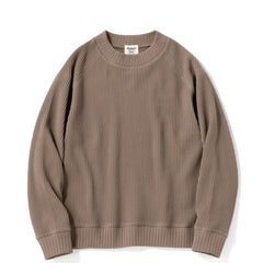 Jackman Waffle Mid-Neck Sepia - Parasol Store