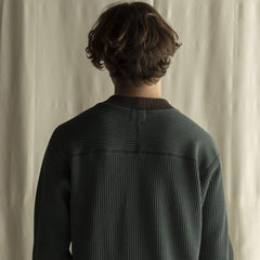 Jackman Waffle Mid-neck Ivy / Wood - Parasol Store