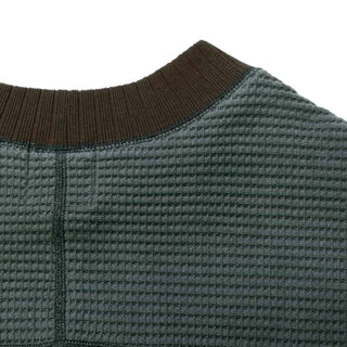 Jackman Waffle Mid-neck Ivy / Wood - Parasol Store