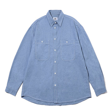Kappy 2 Pocket Denim Shirt Light Blue - Parasol Store