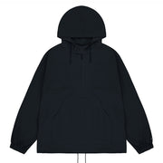 Kappy Button Hoodie Anorak Deep Navy - Parasol Store