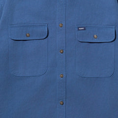 Kappy Canvas Work Shirt Jacket Blue