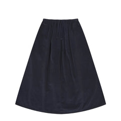 Kappy Corduroy Flare Skirt Navy