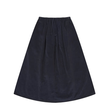 Kappy Corduroy Flare Skirt Navy