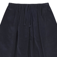 Kappy Corduroy Flare Skirt Navy