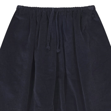 Kappy Corduroy Flare Skirt Navy