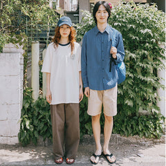 Kappy Fatigue CN Half Pants Beige - Parasol Store