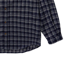Kappy Flannel Check Shirt Navy