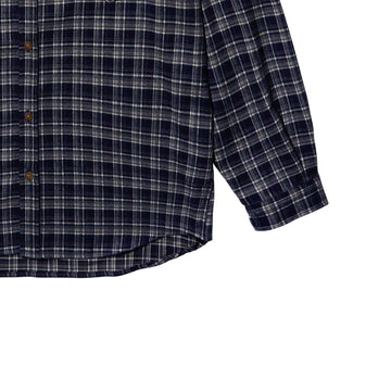 Kappy Flannel Check Shirt Navy