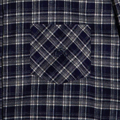 Kappy Flannel Check Shirt Navy
