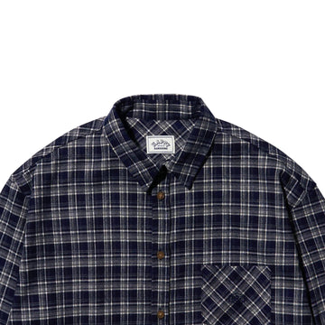 Kappy Flannel Check Shirt Navy