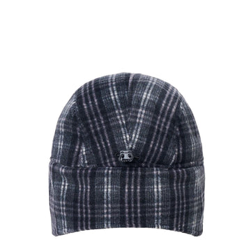 Kappy Fleece Check Trooper Hat Black
