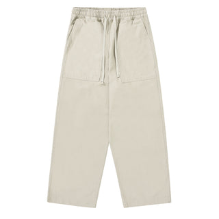 Kappy Heavy Cotton Fatigue Pants Cream - Parasol Store