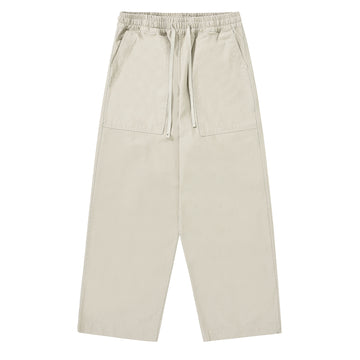 Kappy Heavy Cotton Fatigue Pants Cream - Parasol Store
