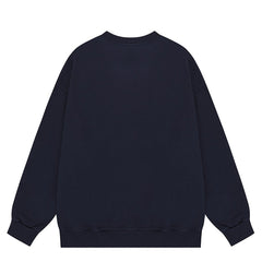 Kappy Kappy Bear Fluff Sweat Shirt Navy - Parasol Store