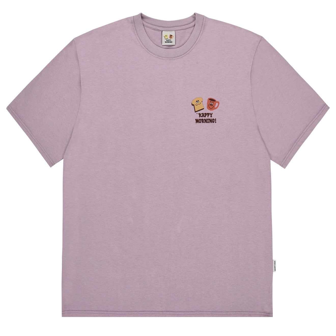 Kappy Kappy Morning Half T-Shirt Toru Fukuda Edition Lilac