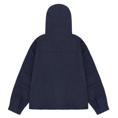 Kappy 
Kation Cotton Hoodie Jacket
 Navy - Parasol Store