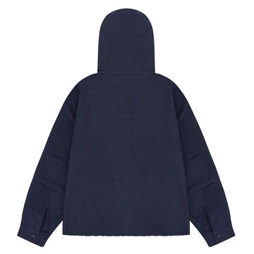 Kappy 
Kation Cotton Hoodie Jacket
 Navy - Parasol Store