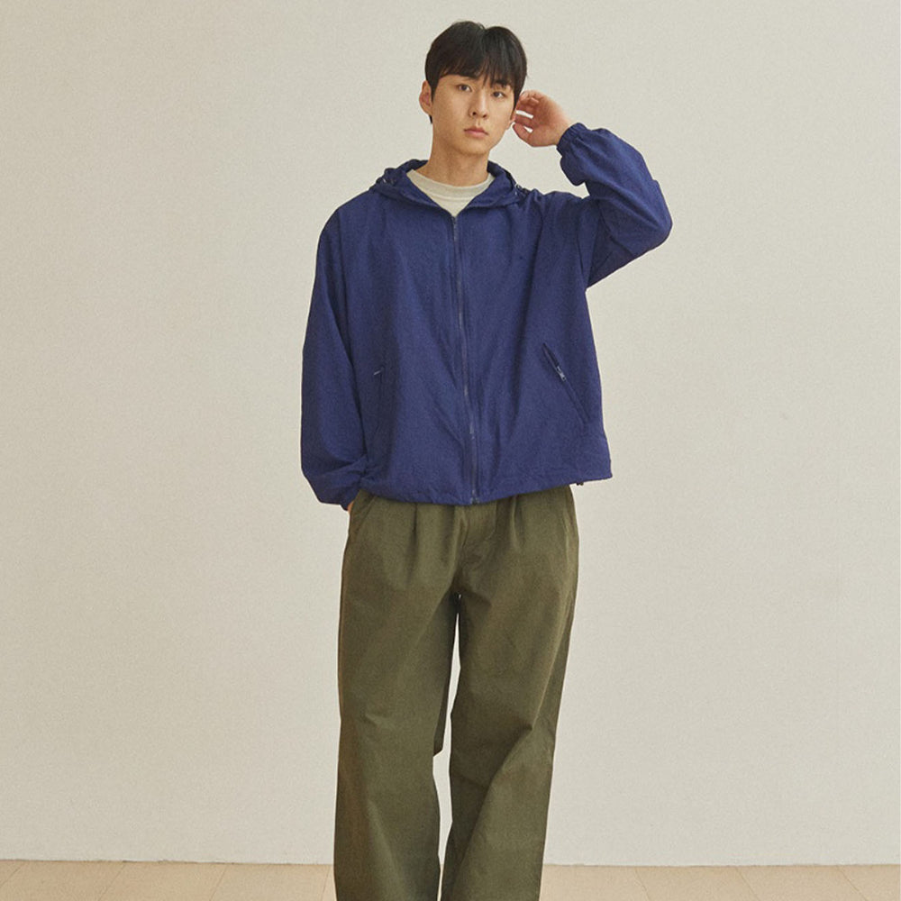 Kappy Light Hoodie Windbreaker Navy - Parasol Store