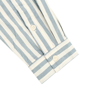 Kappy Melange Stripe Shirt Sky Blue - Parasol Store