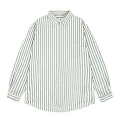Kappy Melange Stripe Shirt Sky Blue - Parasol Store