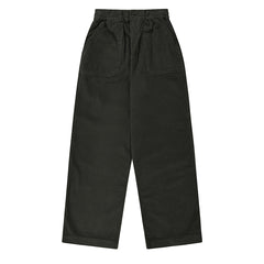 Kappy One Tuck Fatigue Corduroy Pants Charcoal - Parasol Store
