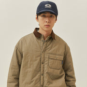 Kappy Padding Shirt Jacket Beige - Parasol Store