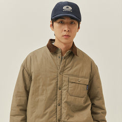 Kappy Padding Shirt Jacket Beige - Parasol Store