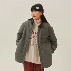 Kappy Padding Shirt Jacket Deep Lake - Parasol Store