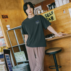 Kappy Palm Coast Half T-Shirt Charcoal - Parasol Store