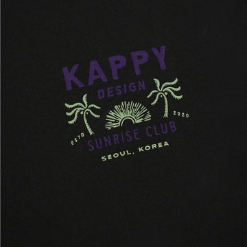 Kappy Palm Coast Half T-Shirt Charcoal - Parasol Store