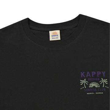 Kappy Palm Coast Half T-Shirt Charcoal - Parasol Store