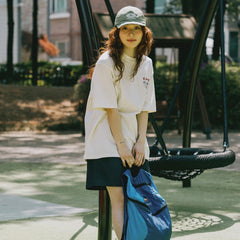 Kappy Palm Coast Half T-Shirt Cream - Parasol Store