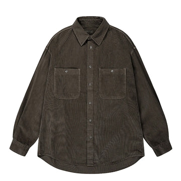 Kappy Pigment Corduroy Shirt Brown