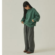 Kappy Pigment Sweat Shirt Deep Green - Parasol Store