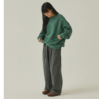 Kappy Pigment Sweat Shirt Deep Green - Parasol Store