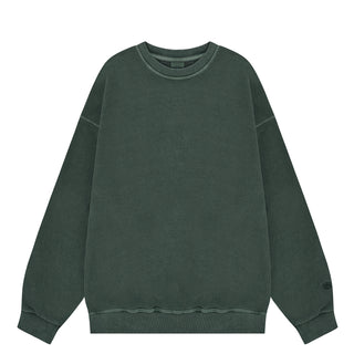 Kappy Pigment Sweat Shirt Deep Green - Parasol Store