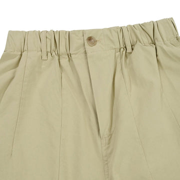 Kappy Pintuck Wide Chino Pants Beige - Parasol Store