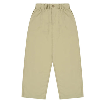 Kappy Pintuck Wide Chino Pants Beige - Parasol Store