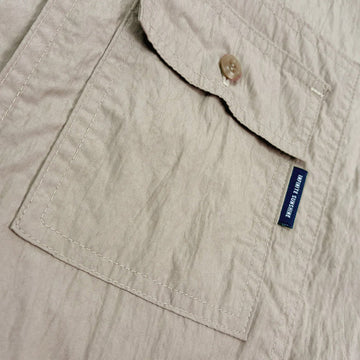 Kappy Pocket Utility Half Shirt Beige - Parasol Store