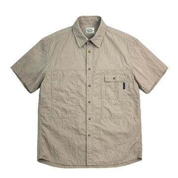 Kappy Pocket Utility Half Shirt Beige - Parasol Store