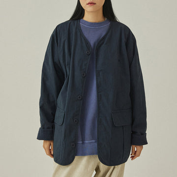Kappy Reversible Utility Round Jacket Navy