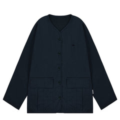 Kappy Reversible Utility Round Jacket Navy - Parasol Store