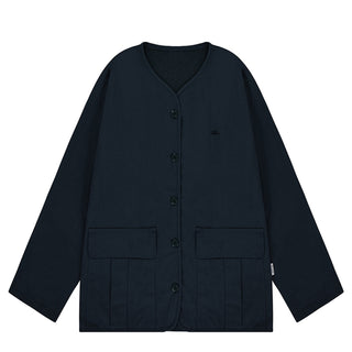 Kappy Reversible Utility Round Jacket Navy